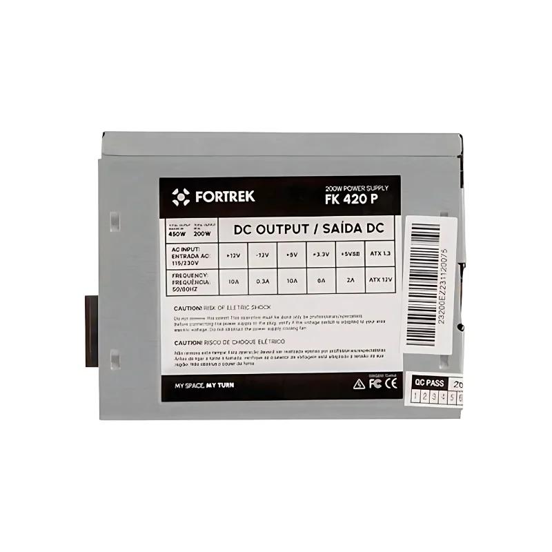 Imagem 2 de 5 do produto Fonte Fortrek ATX 200w RMS Sem Cabo 20+4p