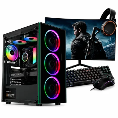 PC Gamer Completo Ryzen 5 5600g, 16gb Ddr4, SSD 480GB, 500w 80 Plus