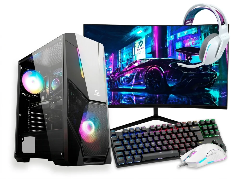 PC Gamer Completo Ryzen 5 5600g, 16GB RAM, SSD 480GB, 500W 80 Plus, PCGC17-E