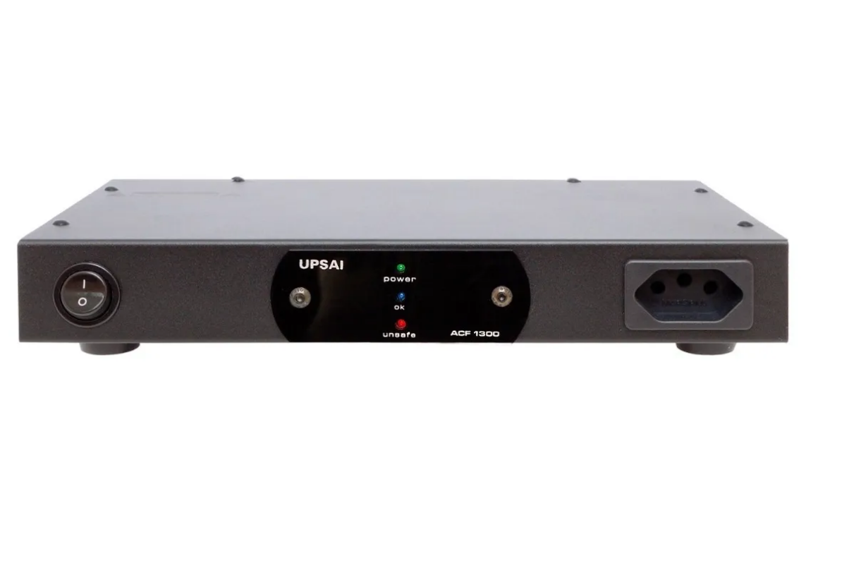 Condicionador De Energia Upsai, Acf 1300, 1200w, Proteção P/ Home Theater, Tv Iso 9001 - 110v