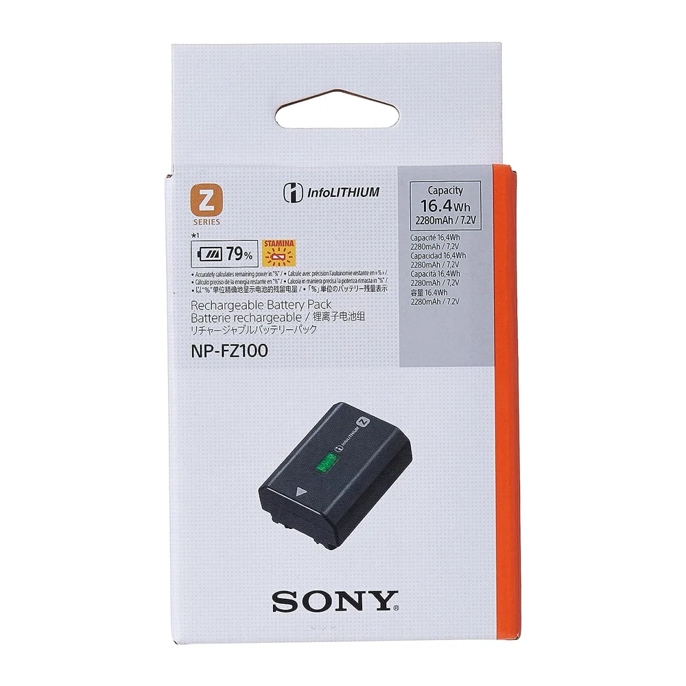 Bateria Sony Recarregável Npfz100 KaBuM