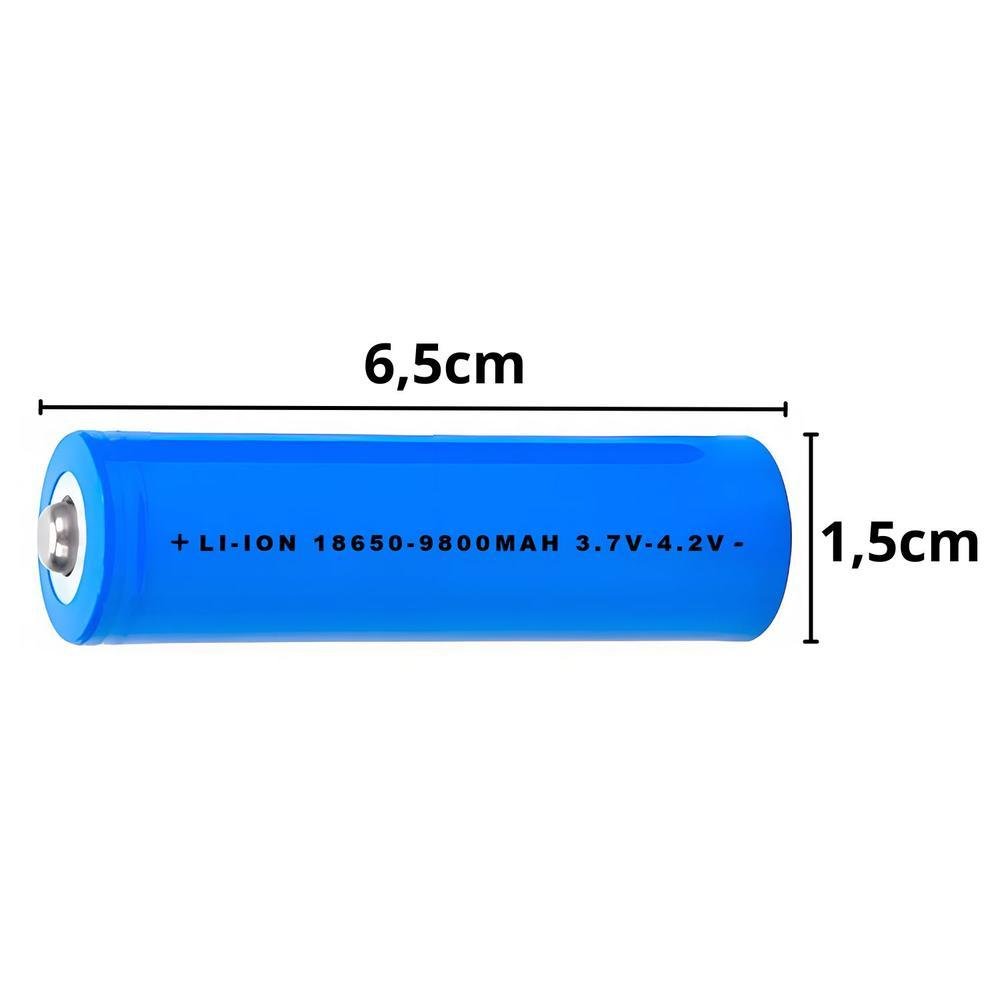 Bateria 18650 37v 6800 Mah Recarregável KaBuM