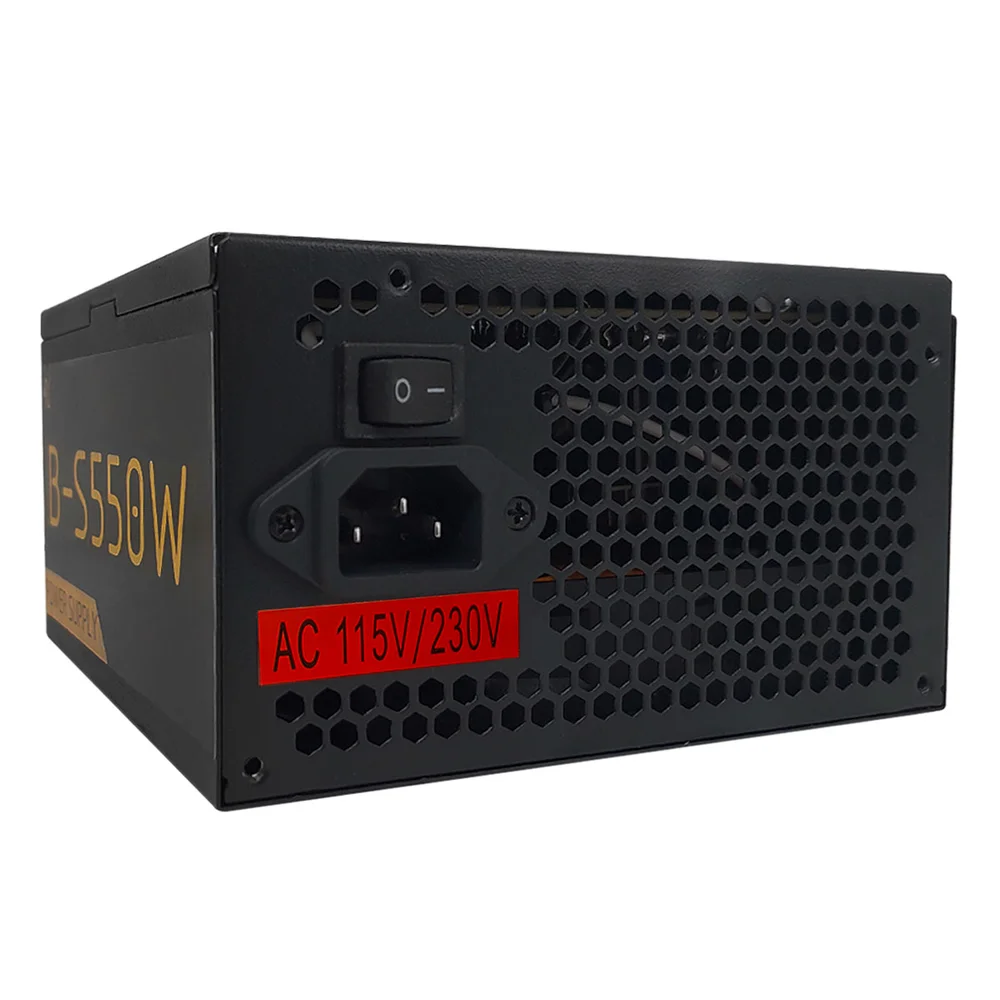 Imagem 2 de 5 do produto Fonte Brx, Atx 550w, Automatica Pfc - B-sa550w