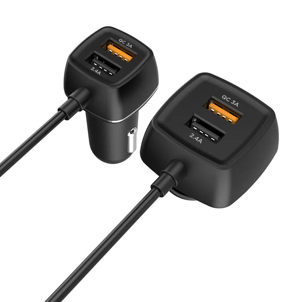 Imagem 3 de 5 do produto Carregador Veicular Elg Cc4sqc USB Preto