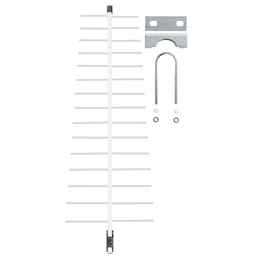 Imagem 2 de 5 do produto Antena Digital Externa, Log Para Tv Hdtv/uhf/4k, 14dbi, 30 Elementos - Lu-30