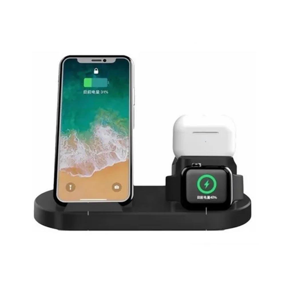 Imagem 3 de 4 do produto Base de Carregamento H'maston Turbo Por Indução, 3 Em 1, Wireless - Yd15