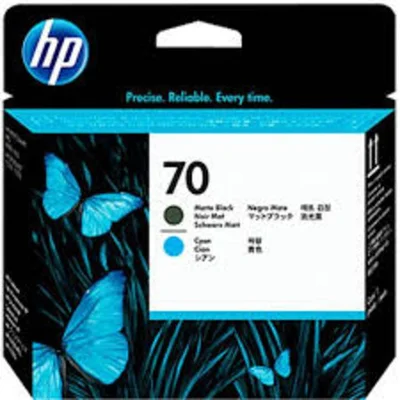 Cabeça De Impressão Hp 70 Preto Fosco E Ciano C9404a | Designjet Z2100 Z5200 Z5400