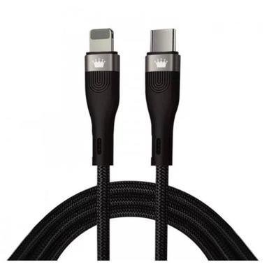 Cabo De Dados Kimaster Type C X Lightning Pd 20w, Cabo Trançado Reforçado Turbo