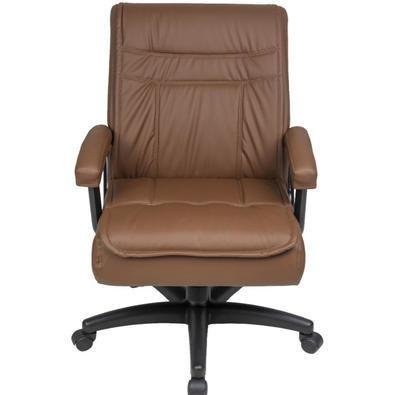 Cadeira Diretor Design Office Móveis Para Escritório Com Mola Ensacada Marrom