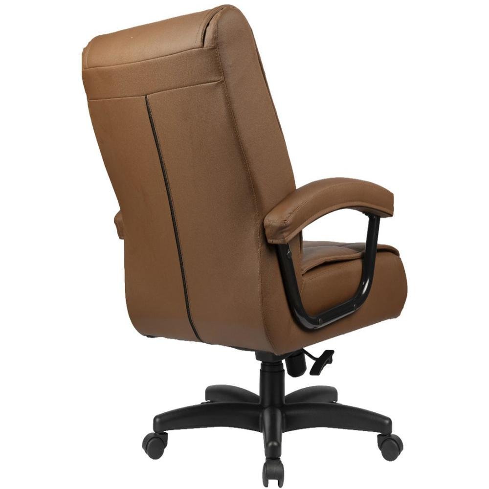 Imagem 4 de 5 do produto Cadeira Diretor Design Office Móveis Para Escritório Com Mola Ensacada Marrom