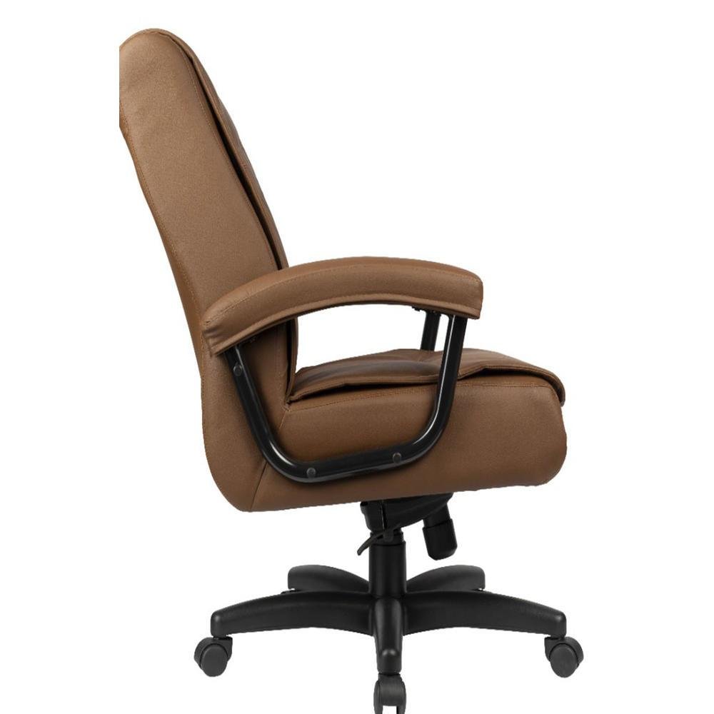 Imagem 5 de 5 do produto Cadeira Diretor Design Office Móveis Para Escritório Com Mola Ensacada Marrom