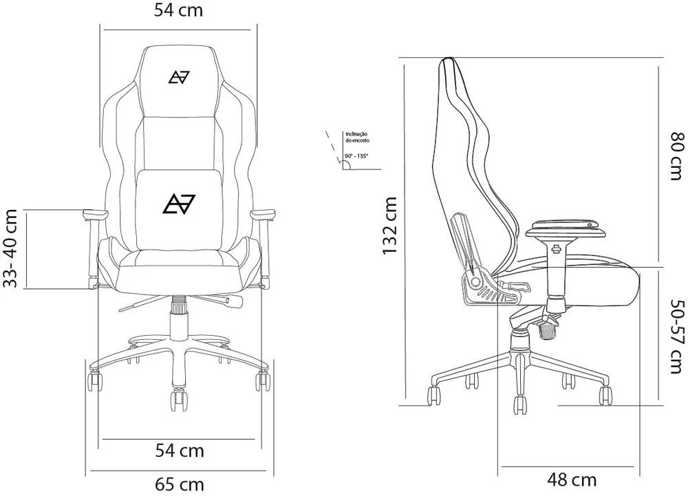 Cadeira Gamer Elements Magna, Até 150 kg, Ergonômica, Tecido Em Linho, Preto Cadeira Gamer Elements Magna, Até 150 kg, Ergonômica, Tecido Em Linho, Preto