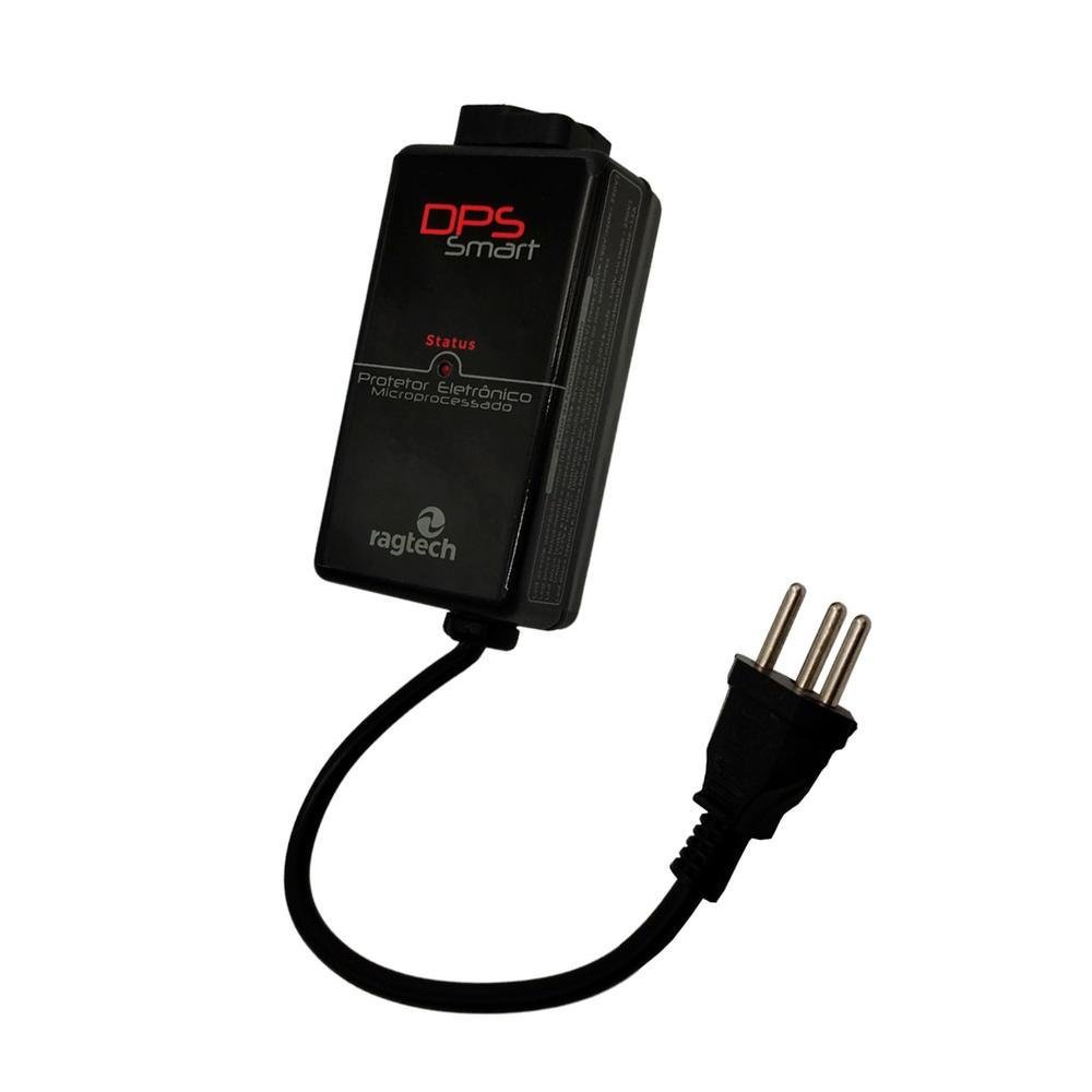 Imagem 4 de 5 do produto Protetor Eletrônico Ragtech Dps Smart, Bivolt, 1 Tomada - 20dps4780