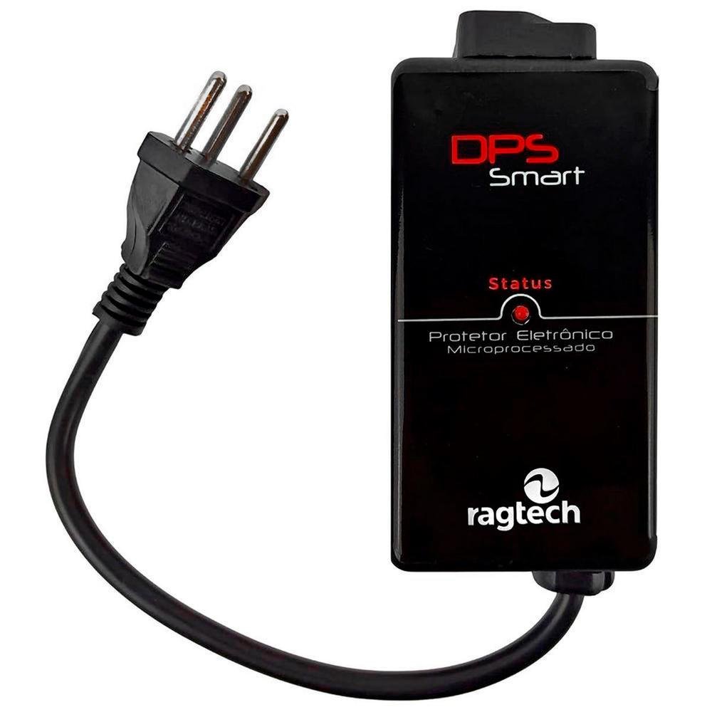 Imagem 5 de 5 do produto Protetor Eletrônico Ragtech Dps Smart, Bivolt, 1 Tomada - 20dps4780