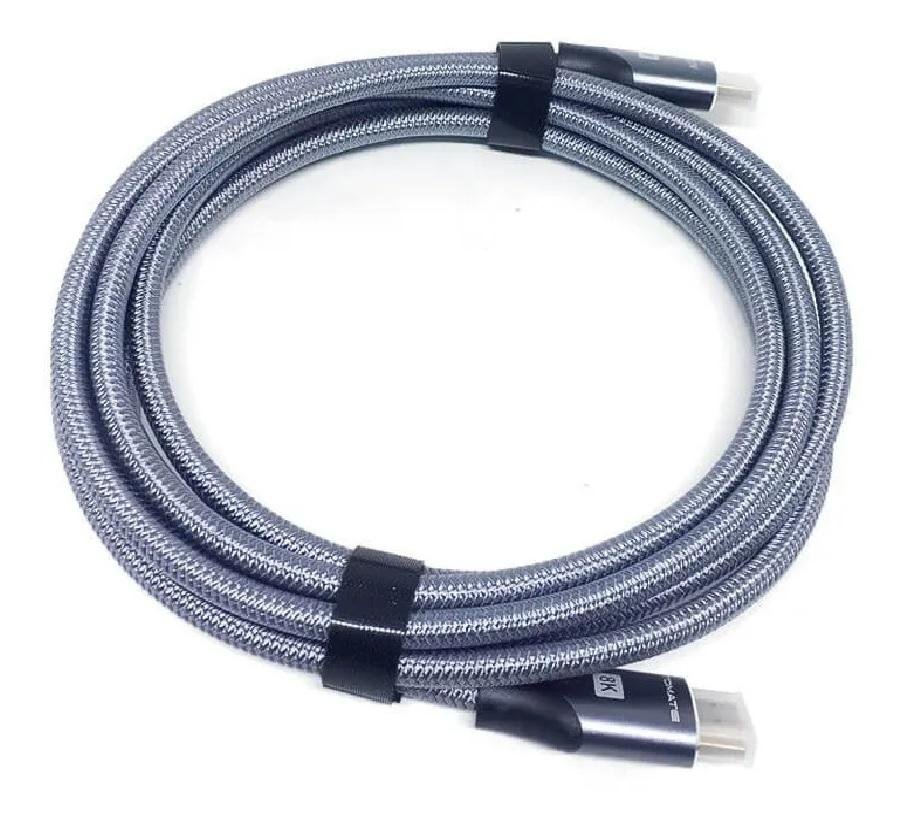 Cabo HDMI Tomate 8k, 60hz, 2.1v, Gold, Ultra Hd, Para Tv, Ps5, Bluray, Projetor  e Monitor - 5m