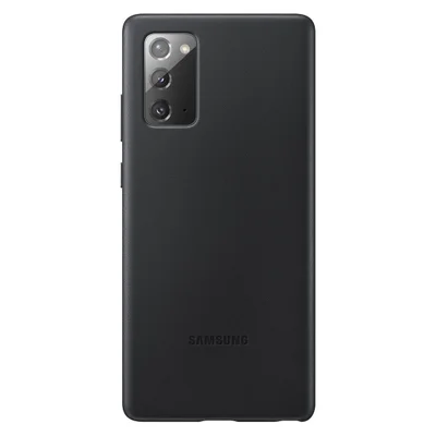 Capa Samsung Leather Back Galaxy Note 20 6.7 Pol N980 - Preta