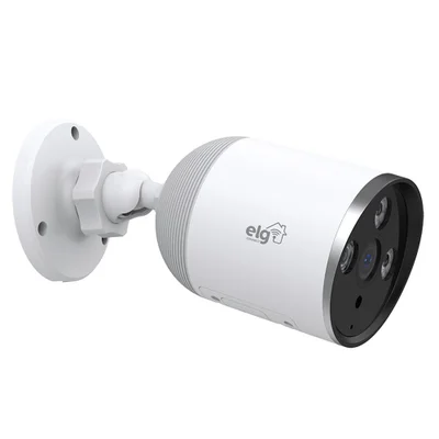 Câmera Inteligente Externa ELG, Bullet, Shcf601, Full Color, Wi-fi, Lente 3.6mm