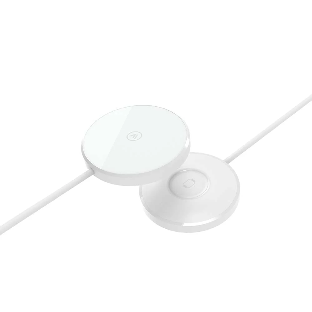 Carregador 3 In 1 Wireless Charger Magnetc, Mwc 3in1 Wht Cor:branco