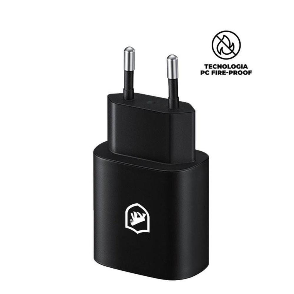 Imagem 2 de 5 do produto Carregador Lightning Gshield, Para Iphone, 1 Porta, Preto