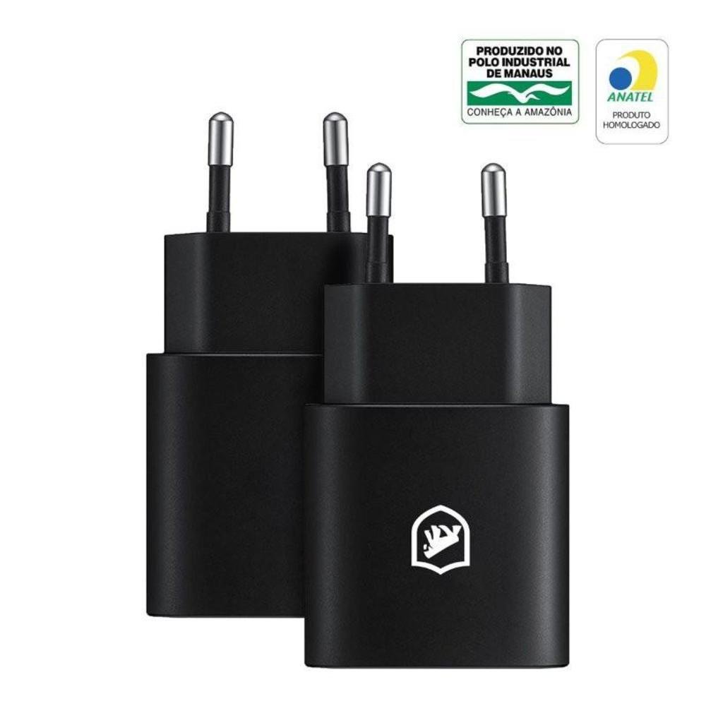 Imagem 5 de 5 do produto Carregador Lightning Gshield, Para Iphone, 1 Porta, Preto