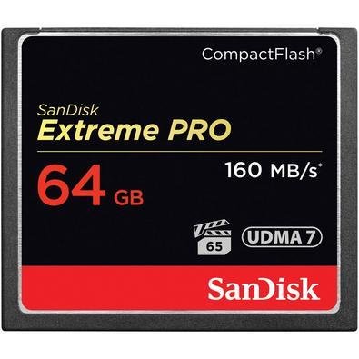Cartão Sandisk Extreme Pro Compact Flash 64GB