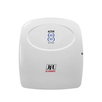 Central De Alarme Jfl, Active 8 Ultra, Sem Teclado Monitoravel V3 - Até 12 Zonas