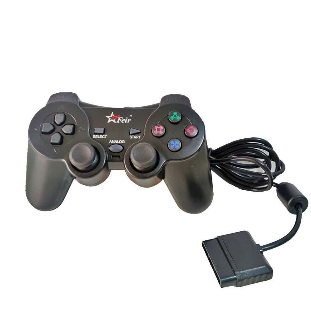 Controle Compatível Feir Fr-211 Com Playstation 2 Ps2 - Faz a Boa!