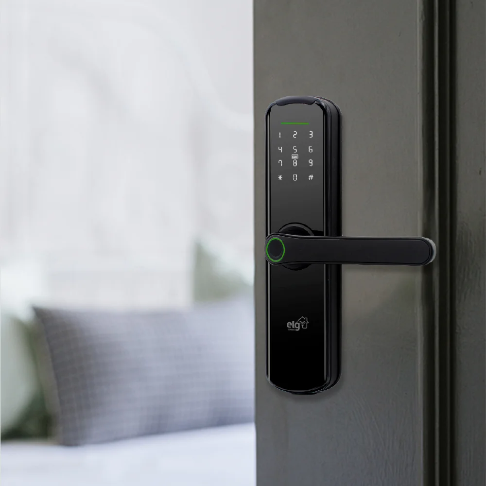 Imagem 5 de 5 do produto Fechadura Digital Inteligente Elg Shfb700 Com Biometria Wifi