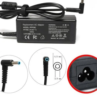 Fonte Notebook Hp 65w 19.5v 3.33a Pino Azul