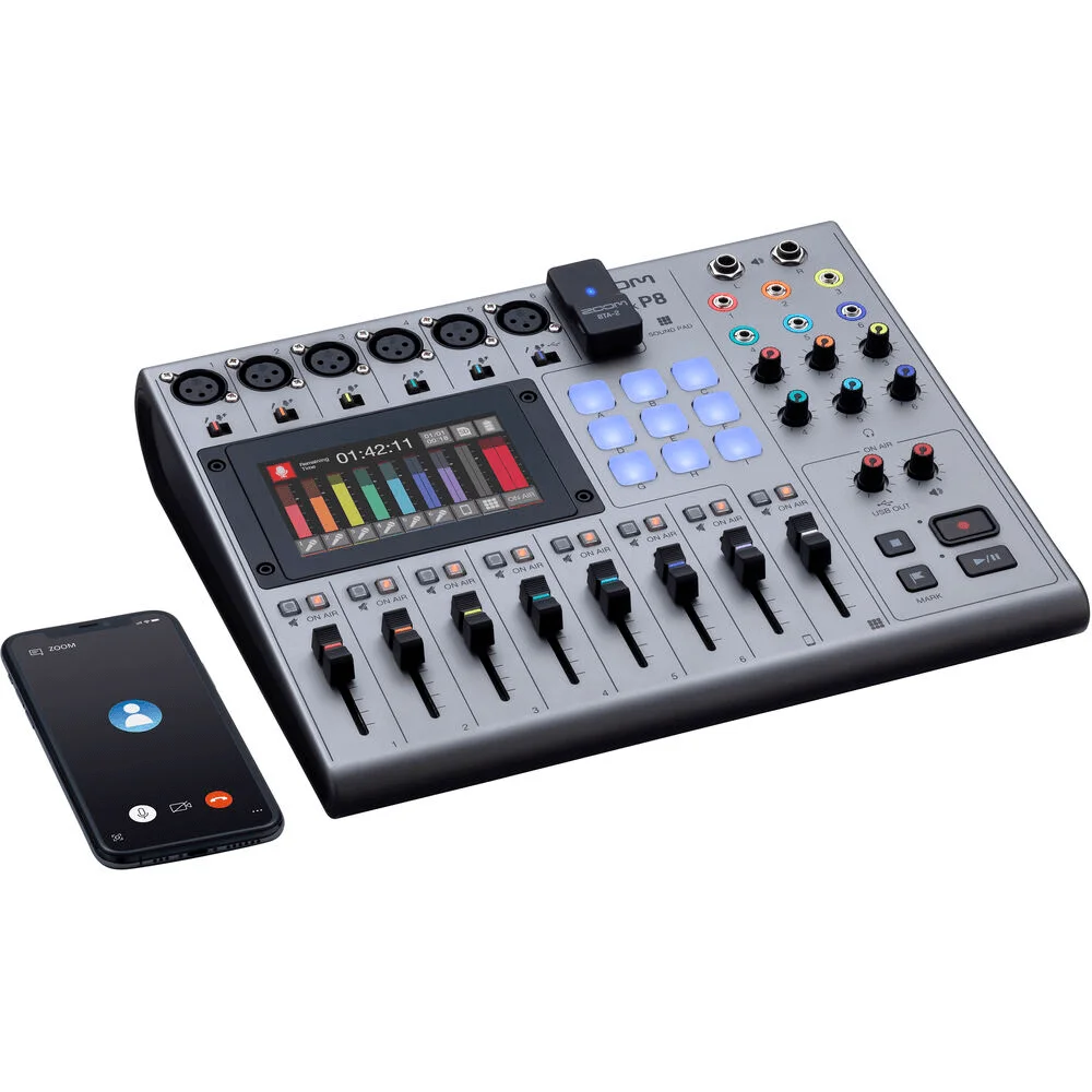 Gravador Portátil Zoom Podtrak P8 Podcast