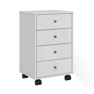 Gaveteiro Office Demobile Com Rodinha 29110 - Branco
