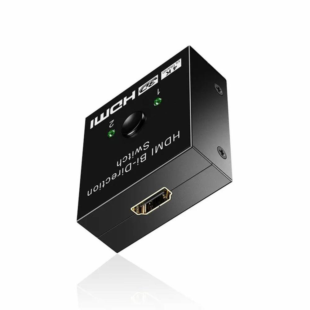 Imagem 2 de 5 do produto Adaptador HDMI Chroma Tech Splitter Switch, 4k 2K Full Hd, 3d Bi-direcional, 1x2 / 2x1