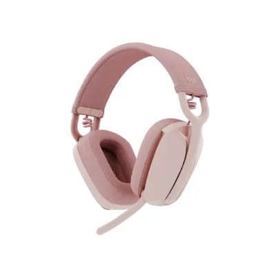 Headset Logitech Zone Vibe 100 Bluetooth Rosa - 981-001223