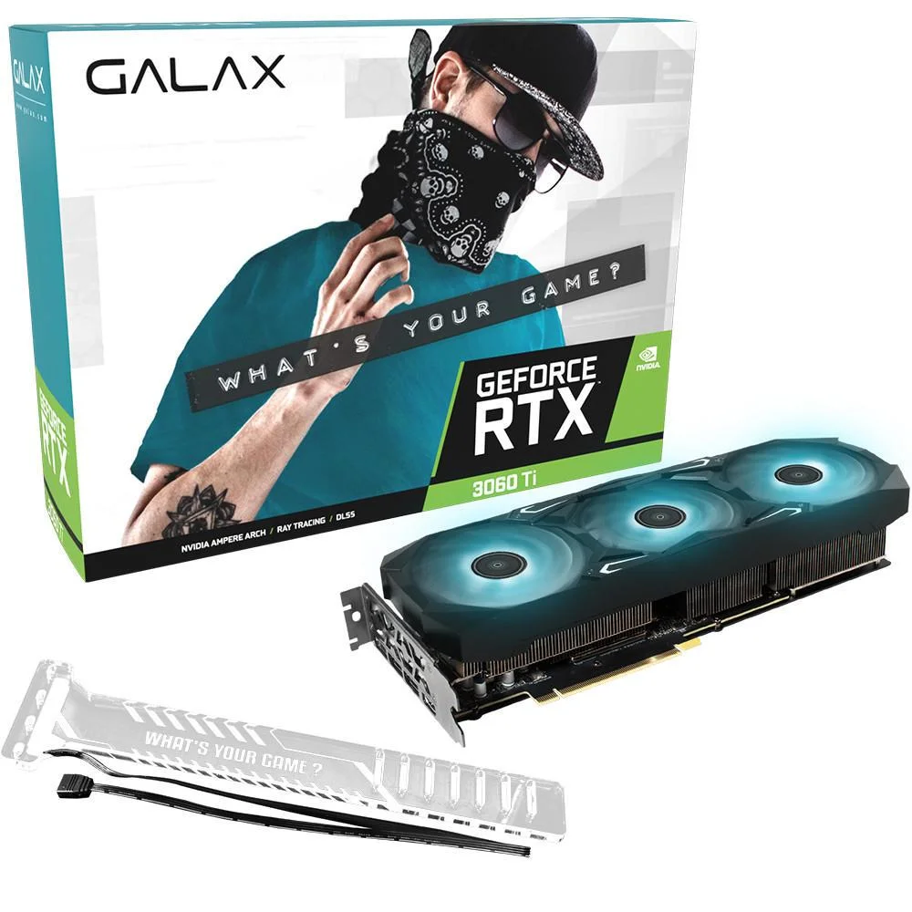 Placa De Vídeo Rtx 3060 ti Galax 8 GB KaBuM