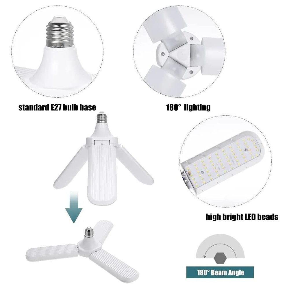 Imagem 4 de 5 do produto Lâmpada Led Altomex 45w Pétalas Dobrável Ajustável Forte 45w Bivolt 6500k