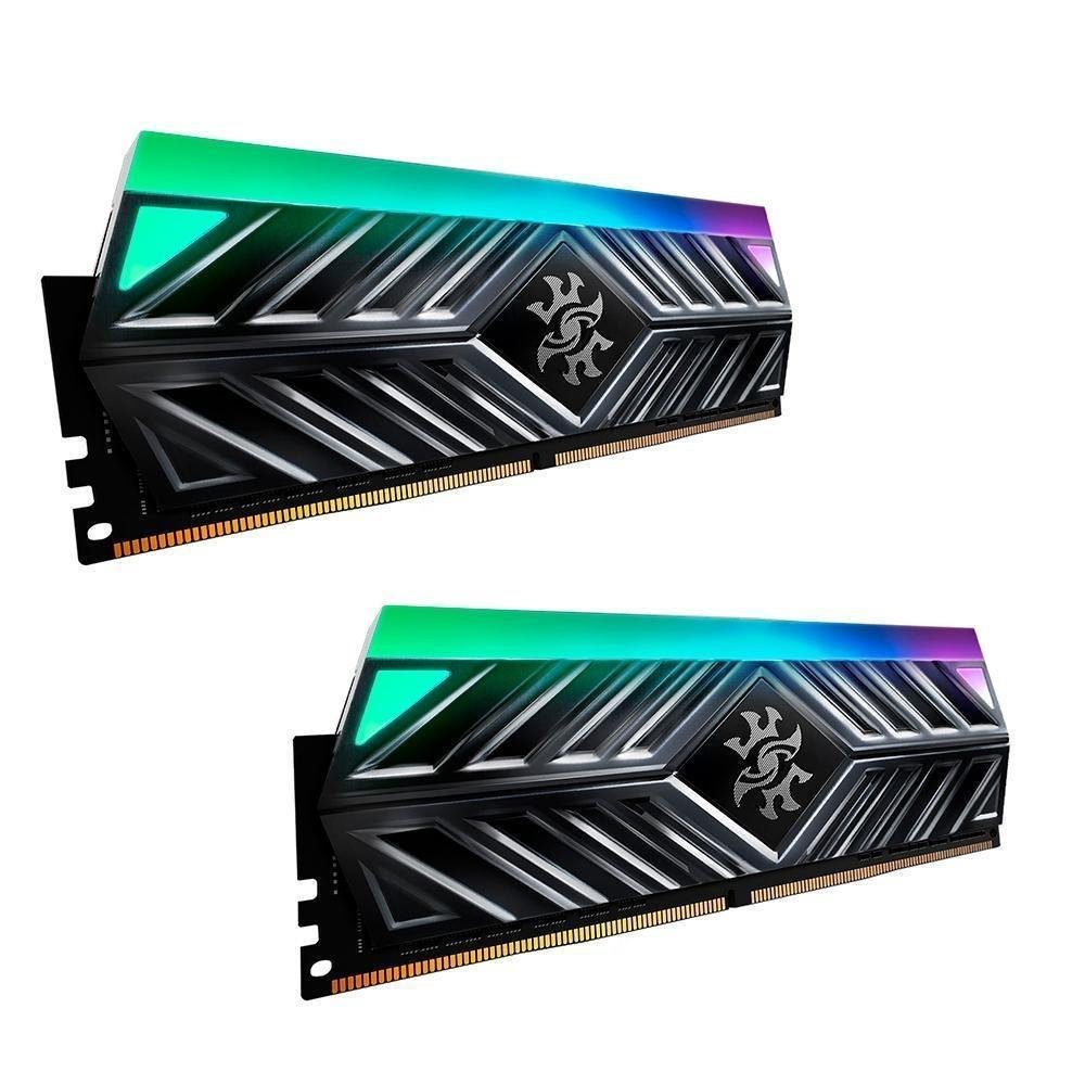 Memória Gamer 16GB,2x8GB, Xpg Spectrix D41 Tuf RGB DDR4 3200 Mhz - AX4U32008G16A-BD41