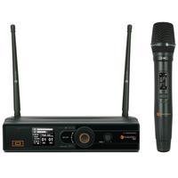 Microfone Sem Fio Kadosh K501m, Uhf Digital, de Mão, Recarregável - Preto