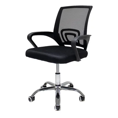 Cadeira Office Baba Shop Diretor Detroit, até 90kg, Preta
