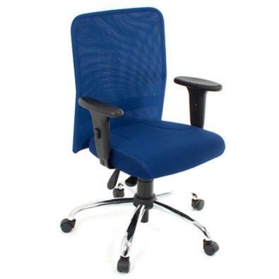 Cadeira Design Office Móveis, Mesh, Até 120 Kg - Azul