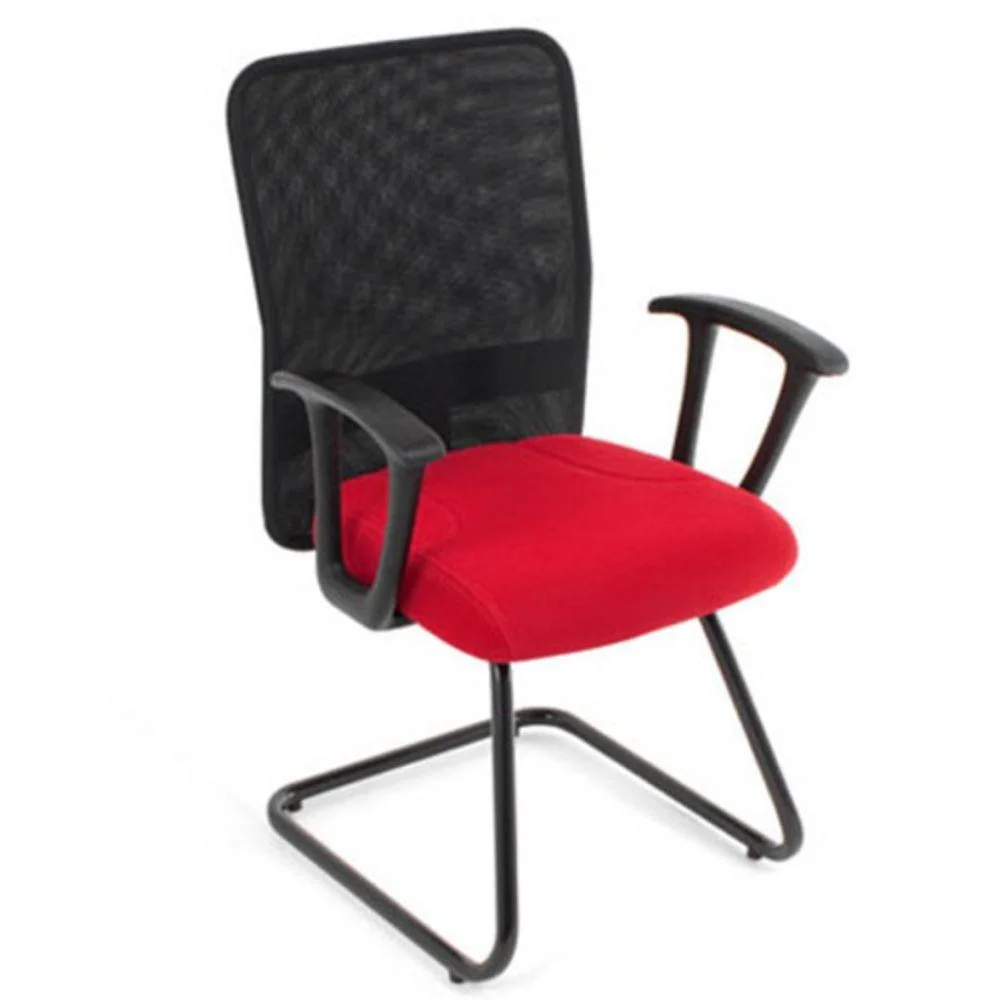 Imagem 2 de 2 do produto Cadeira Diretor Base Fixa,  Linha Tela Mesh. Vermelho