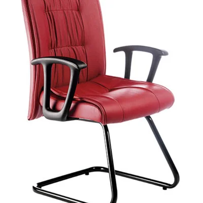 Cadeira Design Office Móveis, Vicenza, Até 120 Kg - Vermelho