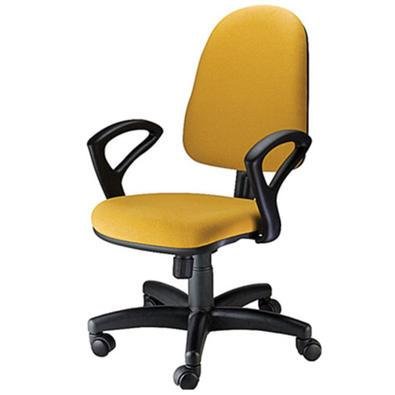 Cadeira Office Design Office Móveis, Diretor, Linha Confort Plus, Com Braços, até 120 kg, Regulagem de altura, Amarelo