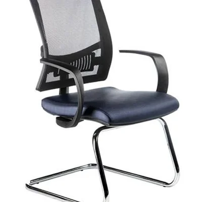 Cadeira Design Office Móveis Diretor, Linha Net Design, até 120Kgs, Encosto com Tela Mesh, Preto