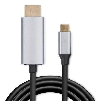 Cabo Adaptador Fy, USB C Para HDMI, 4K, 30Hz, 2M