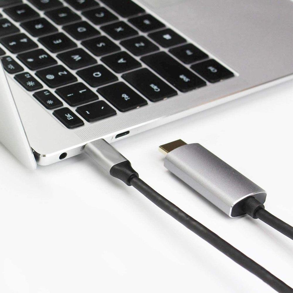 Imagem 3 de 5 do produto Cabo Adaptador Fy, USB C Para HDMI, 4K, 30Hz, 2M