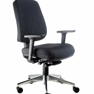 Cadeira Diretor Com Base Cromada, Linha New Confort, Preto