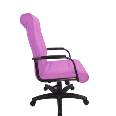 Cadeira Home Office Para Escritório, Linha Itália - Rosa — foto 2