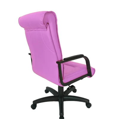 Cadeira Home Office Para Escritório, Linha Itália - Rosa — foto 3