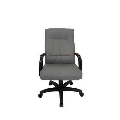 Cadeira Home Office Para Escritório, Linha Itália - Cinza — foto 4