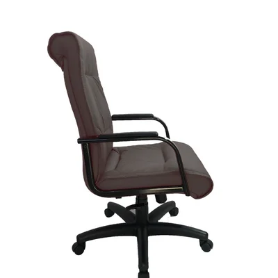 Cadeira Home Office Para Escritório, Linha Itália - Marrom — foto 2